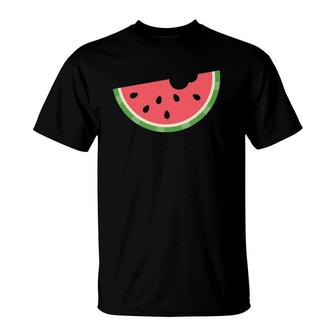 Melon Bite Cute - Summer Fruits Watermelon Melon Tee T-Shirt | Mazezy AU