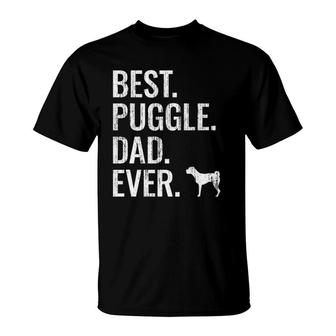 Mens Best Puggle Dad Ever - Cool Dog Owner Puggle T-Shirt | Mazezy