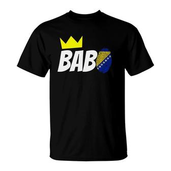 Mens Bosnia Babo Otac Birthday Idea For Proud Bosnian Dad T-Shirt | Mazezy