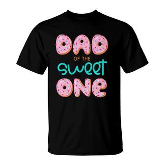 Mens Dad Sweet One 1St First Birthday Matching Family Donut T-Shirt | Mazezy