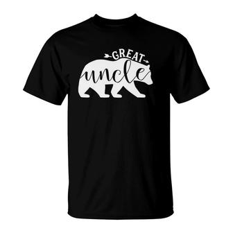 Mens Great Uncle Bear Uncle Family Uncle Tee T-Shirt | Mazezy