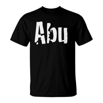Mens Hispanic Latino Grandfather Nickname Abu For Abuelo T-Shirt | Mazezy