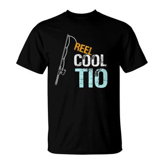 Mens Reel Cool Tio Spanish Mexican Uncle Gift From Niece Nephew T-Shirt | Mazezy CA
