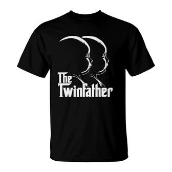 Mens The Twinfather Funny Father Of Twins Dad Gift T-Shirt | Mazezy