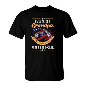 Mens Triker Grandpa Normal Grandfather Lot Cooler Trike Granddad T-Shirt | Mazezy