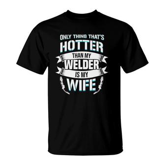 Mens Welding Specialist Design For A Welder Husband T-Shirt | Mazezy AU