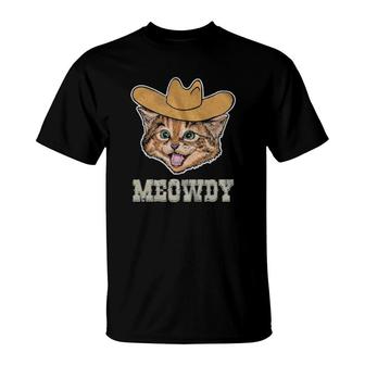 Meowdy Texas Cat Meme T-Shirt | Mazezy