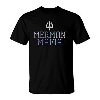 Merman Mafia Party Groomsman Wedding T-Shirt | Mazezy