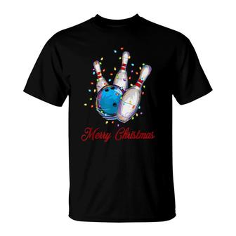 Merry Christmas Bowling T-Shirt | Mazezy