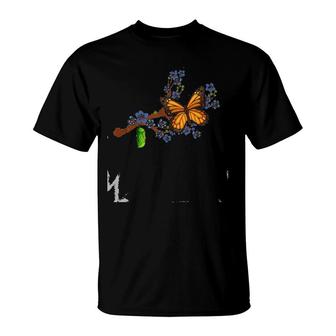 Milkweed Monarch Butterfly And Cocoon Nature Lover Tank Top T-Shirt | Mazezy