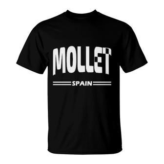 Mollet Spain Spanish City In White T-Shirt | Mazezy