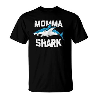 Momma Shark Lover Animal Mother's Day T-Shirt | Mazezy