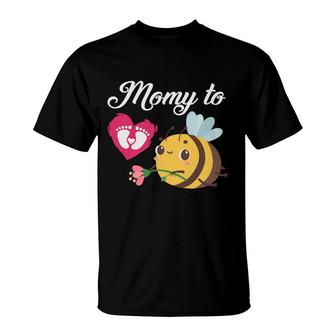 Mommy To Bee Pregnancy Announcement Mother To Be 1St Mom New Parent New Dad Mom Baby T-shirt - Thegiftio UK