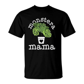 Monstera Plant Mama Plant Lovers Gift Ideas For Women T-Shirt | Mazezy
