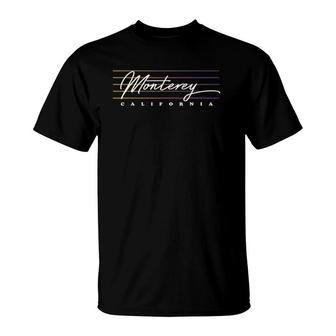 Monterey Nostalgic Retro Style California T-Shirt | Mazezy
