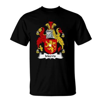 Morris Coat Of Arms - Family Crest T-Shirt | Mazezy
