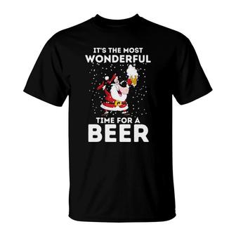 Most Wonderful Tme For A Beer T-Shirt | Mazezy
