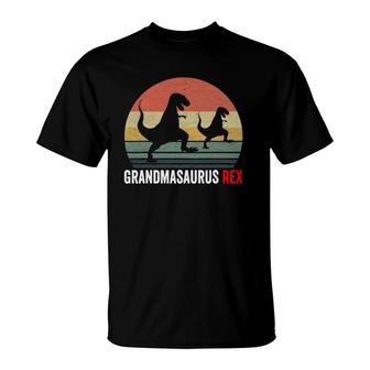 Mother Day Gift Grandmasaurus Rex Dinosaur For Grandma T-Shirt | Mazezy