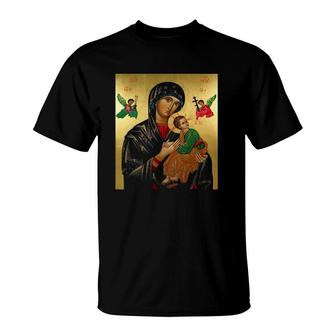 Mother Mary And Jesus Christian T-Shirt | Mazezy