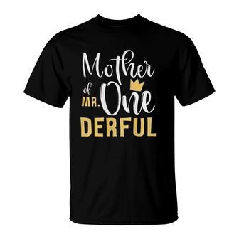 Mother Mr Onederful 1St Birthday First One-Derful Matching T-Shirt | Mazezy