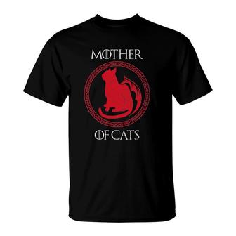 Mother Of Cats Kitten Funny Mama Mom-My Animal Pet Lover T-Shirt | Mazezy