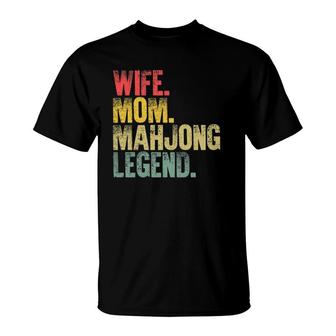 Mother Women Funny Wife Mom Mahjong Legend T-Shirt | Mazezy
