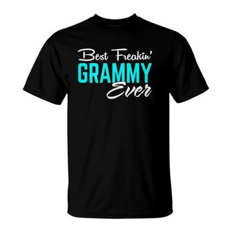 Mothers Day Gift For Women Girl Best Freakin' Grammy Ever T-Shirt