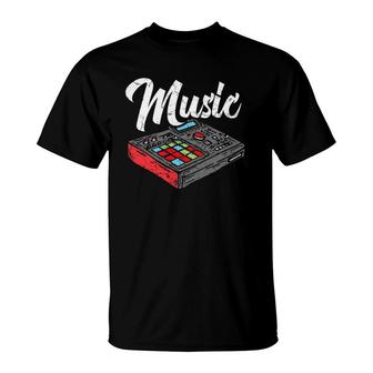 Music Beat Maker Drum Machine Drummer 808 Ver2 T-Shirt | Mazezy