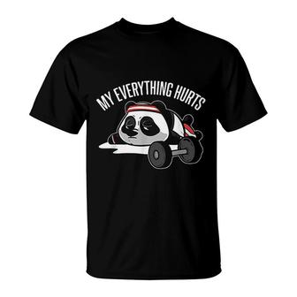 My Everything Hurts Fitness Instructor T-Shirt | Mazezy