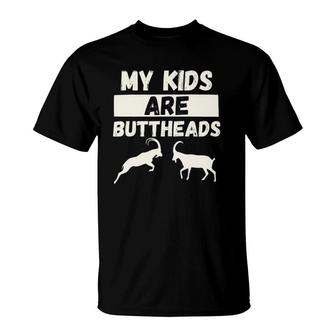 My Kids Are Goats - Funny Goat Mom & Goat Lover Farming Gift T-Shirt | Mazezy
