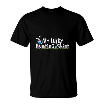 My Lucky Hunting Easter Egg Cute T-Shirt | Mazezy