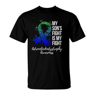 My Son's Fight Is My Fight Adrenoleukodystrophy Awareness T-Shirt | Mazezy