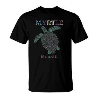 Myrtle Beach South Carolina Sea Turtle T-Shirt | Mazezy CA