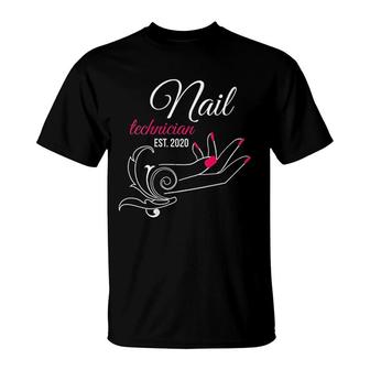 Nail Technician Diploma T-Shirt | Mazezy