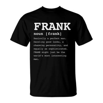 Name Definition Frank T-shirt - Thegiftio UK