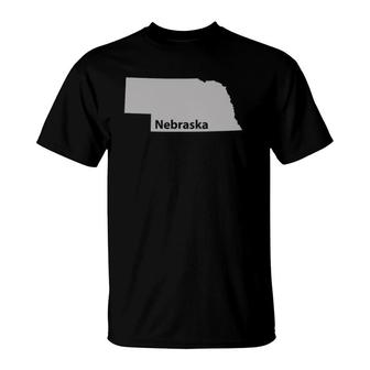 Nebraska Map Home State Pride Gift T-Shirt | Mazezy