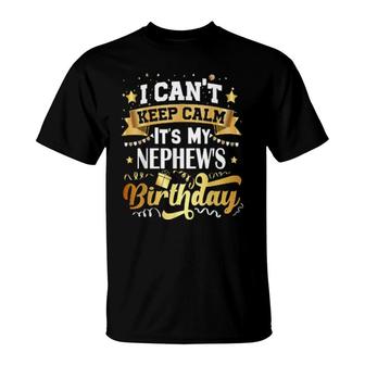 Nephew Birthday Party Idea Family Bday T-Shirt | Mazezy