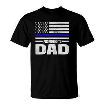 New First Time Dad To Be Police Law Enforcement T-Shirt | Mazezy