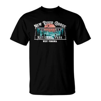 New River Gorge National Park West Virginia Usa Souvenir T-Shirt | Mazezy UK