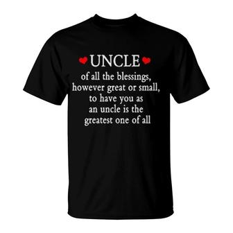 New Uncle T-Shirt | Mazezy