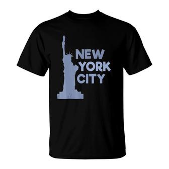 New York City Iconic Statue Of Liberty Souvenir T-Shirt | Mazezy
