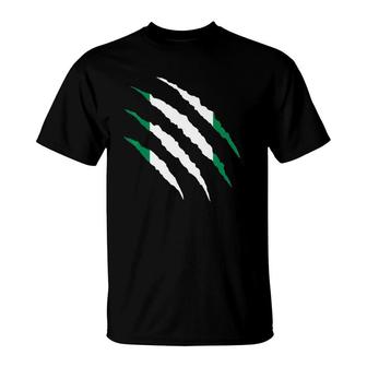 Nigerian Flag Nigeria Premium T T-Shirt | Mazezy