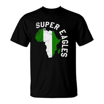 Nigerian Soccer Flag Super Eagle T-Shirt | Mazezy