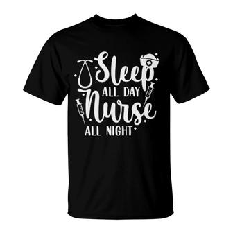 Night Shift Nurse T-Shirt | Mazezy AU
