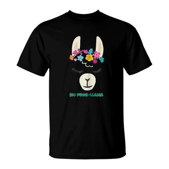 No Prob Llama Gift Alpaca Lovers T-Shirt | Mazezy