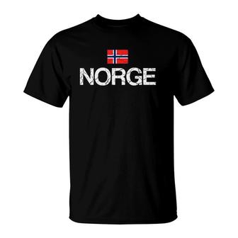 Norge Norway Norwegian Flag T-Shirt | Mazezy