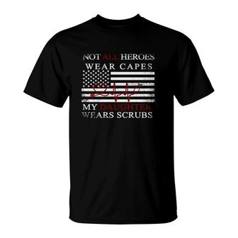 Not All Heroes Wear Capes American Nurses T-Shirt | Mazezy