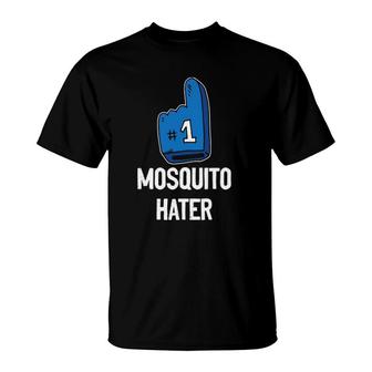 Number One Mosquito Hater - Funny I Hate Bugs And Mosquitos T-Shirt | Mazezy