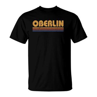 Oberlin Ohio Retro Style Vintage T-Shirt | Mazezy