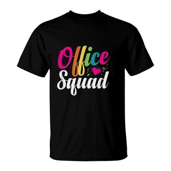 Office Squad Administrative Assistant School Secretary Gift T-Shirt | Mazezy